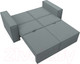 Миниатюра изображения товара Диван Лига Диванов Куба мини / 121891 (рогожка Амур серый)
