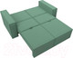 Миниатюра изображения товара Диван Лига Диванов Куба мини / 121893 (рогожка Амур зеленый)