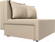 Миниатюра изображения товара Диван Лига Диванов Лагуна / 114453 (экокожа бежевый/кант экокожа коричневый)