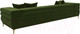 Миниатюра изображения товара Диван Лига Диванов Лига-021 / 119125 (микровельвет зеленый)