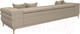 Миниатюра изображения товара Диван Лига Диванов Лига-021 / 119136 (экокожа бежевый)