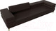 Миниатюра изображения товара Диван Лига Диванов Лига-021 / 119138 (экокожа коричневый)
