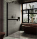 Миниатюра изображения товара Душевая стенка MaybahGlass 195x109 / MGD-713-6у (сатин стекло/черный)