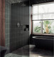 Миниатюра изображения товара Душевая стенка MaybahGlass MGD-681-5у (графитовое стекло/хром матовый)