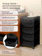 Миниатюра изображения товара Комод пластиковый Econova Velvet / 435218813  (черный)
