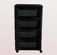 Миниатюра изображения товара Комод пластиковый Econova Velvet / 435218813  (черный)