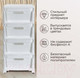 Миниатюра изображения товара Комод пластиковый Econova Velvet / 435218816  (белый)