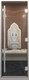Миниатюра изображения товара Стеклянная дверь для бани/сауны Doorwood Хамам Престиж 151x199 / DW03616 (прозрачный)