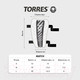 Миниатюра изображения товара Щитки футбольные Torres Match FS2305 (L, белый/голубой)