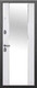 Миниатюра изображения товара Входная дверь ТайгА Зеркало Серебро 7см (86x205, левая)