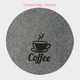 Миниатюра изображения товара Набор сервировочных салфеток Доляна Coffee / 9730775 (4шт, серый)