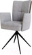 Миниатюра изображения товара Стул M-City Ponce / 621M05621 (brego-07 серый ткань/XD841-16 серый букле/черный)