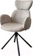 Миниатюра изображения товара Стул M-City Vardy / 621M05628 (brego-31 бежевый ткань/7525-01 бежевый велюр/черный)
