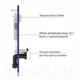 Миниатюра изображения товара Унитаз подвесной с инсталляцией Berges Okus Rimless / 043388 (с сиденьем)