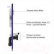 Миниатюра изображения товара Унитаз подвесной с инсталляцией Berges Okus Rimless / 043391 (с сиденьем)