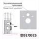 Миниатюра изображения товара Унитаз подвесной с инсталляцией Berges Okus Rimless / 043392 (с сиденьем)