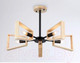 Миниатюра изображения товара Люстра Ambrella Traditional TR80495/5 BK/LW (черный/светлое дерево)