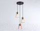 Миниатюра изображения товара Люстра Ambrella Traditional TR80499/3 BK/LW (черный/светлое дерево)