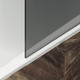 Миниатюра изображения товара Стеклянная шторка для ванны MaybahGlass MGV-83-5ш (графитовое стекло/хром матовый)