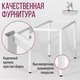 Миниатюра изображения товара Обеденный стол Millwood Сеул 200x80x75 (белый/металл белый)