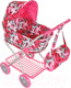 Миниатюра изображения товара Коляска для куклы Pituso Бабочки / 9325B (розовый)