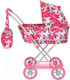 Миниатюра изображения товара Коляска для куклы Pituso Бабочки / 9325B (розовый)