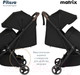 Миниатюра изображения товара Детская прогулочная коляска Pituso Matrix / A19  (черный)