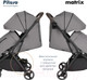 Миниатюра изображения товара Детская прогулочная коляска Pituso Matrix / A19 (графит)