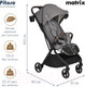 Миниатюра изображения товара Детская прогулочная коляска Pituso Matrix / A19 (графит)