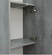 Миниатюра изображения товара Шкаф-полупенал для ванной Doratiz Родос 36 / 2712.399 (метрополитан грей,подвесная)