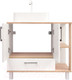 Миниатюра изображения товара Тумба под умывальник Doratiz Гавайи 80 / 9908.184 (белый/дуб сонома)