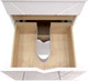 Миниатюра изображения товара Тумба под умывальник Doratiz Фьорд 70 / 9908.186 (дуб бунратти/белый)