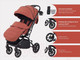 Миниатюра изображения товара Детская прогулочная коляска Rant Pixel / RA401  (Maroon Brown)
