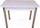 Миниатюра изображения товара Обеденный стол СВД Юнио 120-150x75 / 056.П17.Х (ледяное дерево/хром)