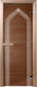 Миниатюра изображения товара Стеклянная дверь для бани/сауны Doorwood Арка 70x190 / DW01215 (бронза, коробка хвоя)