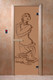 Миниатюра изображения товара Стеклянная дверь для бани/сауны Doorwood Искушение 70x190 / DW01392 (бронза матовый, коробка хвоя)