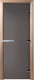 Миниатюра изображения товара Стеклянная дверь для бани/сауны Doorwood 70x180 / DW03551 (графит матовый)