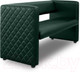 Миниатюра изображения товара Диван Brioli Джино двухместный 1.3м (L15/зеленый)