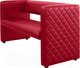 Миниатюра изображения товара Диван Brioli Джино двухместный 1.3м (L19/красный)