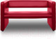 Миниатюра изображения товара Диван Brioli Джино двухместный 1.3м (L19/красный)