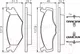 Миниатюра изображения товара Тормозные колодки Bosch 0986468873