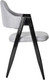 Миниатюра изображения товара Стул Mio Tesoro Луна DC-048A (серый/черный)