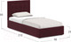 Миниатюра изображения товара Односпальная кровать Moon Family 1251 / MF005838