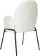 Миниатюра изображения товара Стул Mio Tesoro Фиджи-1 DC-238 (белый/черный)