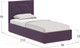 Миниатюра изображения товара Односпальная кровать Moon Family 1255 / MF008702