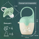 Миниатюра изображения товара Контейнер для пустышки Roxy-Kids Слоник с пустышкой / REF-002-G (зеленый)