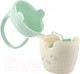 Миниатюра изображения товара Контейнер для пустышки Roxy-Kids Слоник с пустышкой / REF-002-G (зеленый)