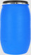 Миниатюра изображения товара Бочка пластиковая Эдванс 127л со съемной крышкой (синий, металлический зажимной обруч)