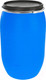 Миниатюра изображения товара Бочка пластиковая Эдванс 127л со съемной крышкой (синий, металлический зажимной обруч)