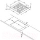 Миниатюра изображения товара Газовая варочная панель Korting HG 674 CTSN